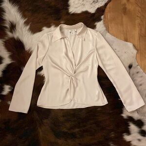 RACHEL ZOE M/M Silk cream Blouse
